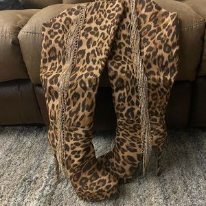 Stiletto Leopard Print Boot